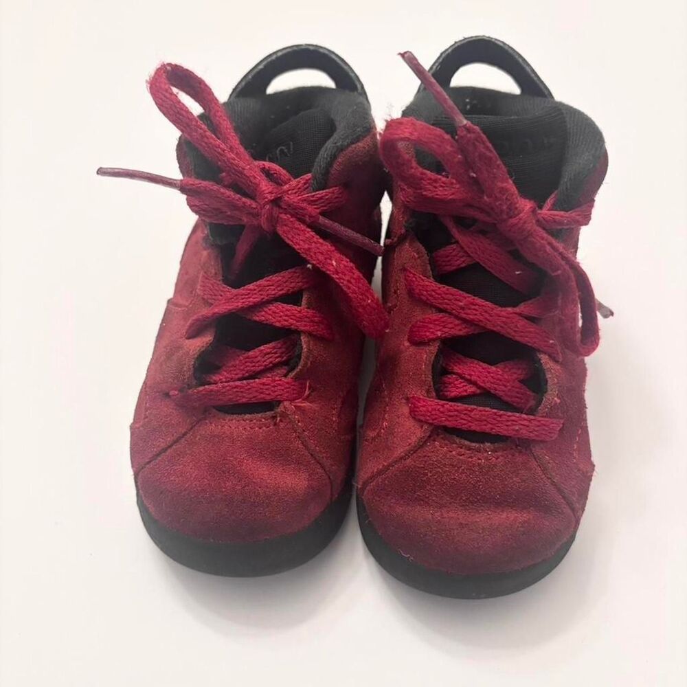 Jordan Toddler Boys Burgundy and Red Trainers